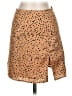 Storia Polka Dots Tan Casual Skirt Size S - photo 1