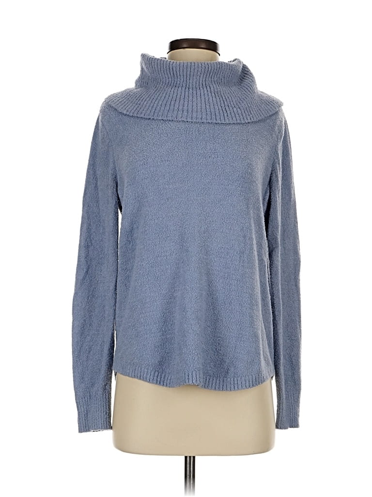 Pre-owned Rachel Zoe Tjx Turtleneck Sweater In Blue
