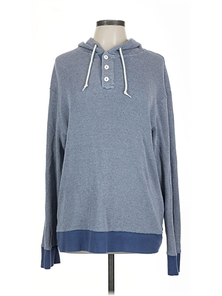Pre-owned Old Navy Pullover Hoodie In Blue