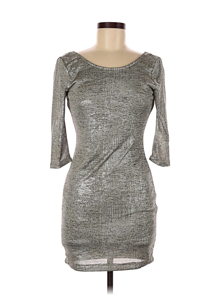 Pre-owned Lovely Day Cocktail Dress In Silver