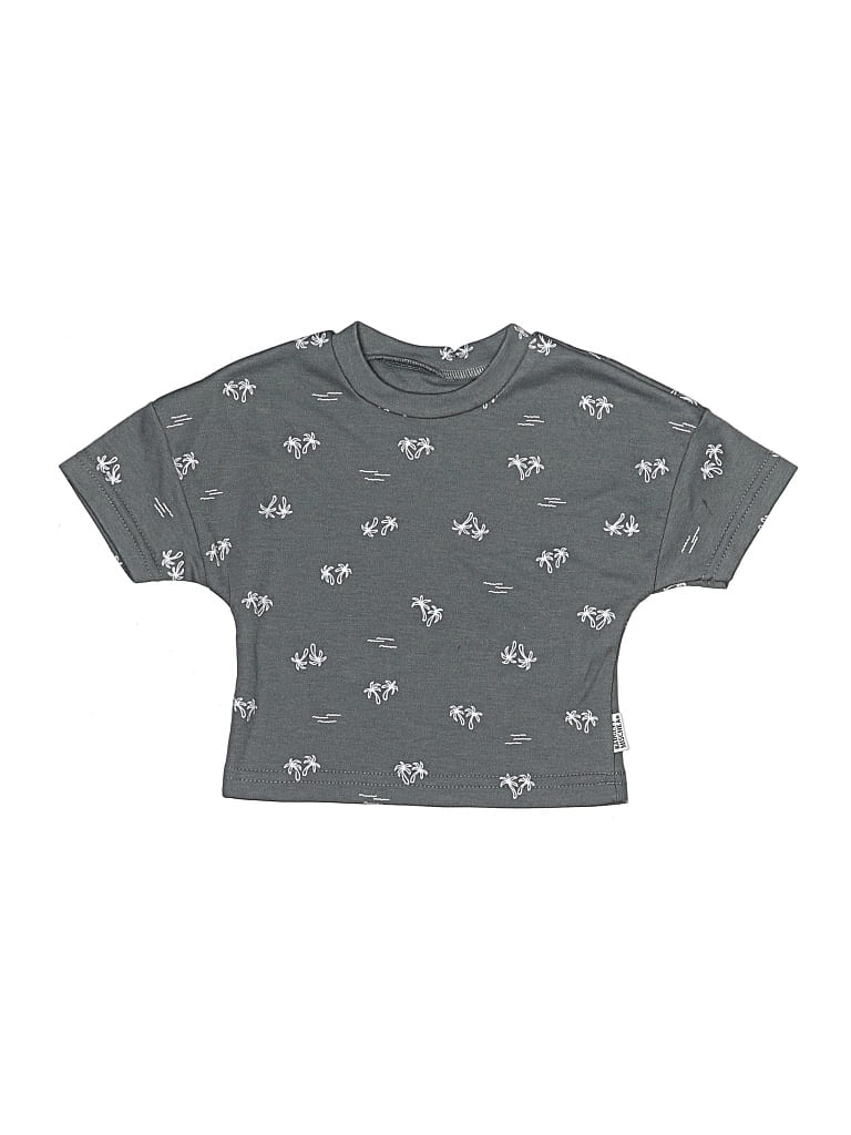 Pre-owned Badgley Mischka Babies' Short Sleeve T-shirt In Gray