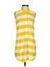 Splendid Stripes Yellow Casual Dress Size XS - photo 1