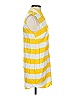 Splendid Stripes Yellow Casual Dress Size XS - photo 4