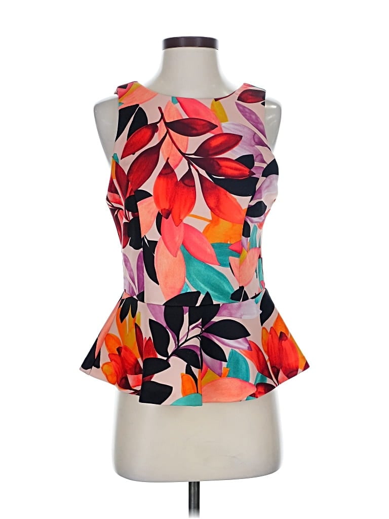 Pre-owned Alexia Admor Sleeveless Blouse In Orange