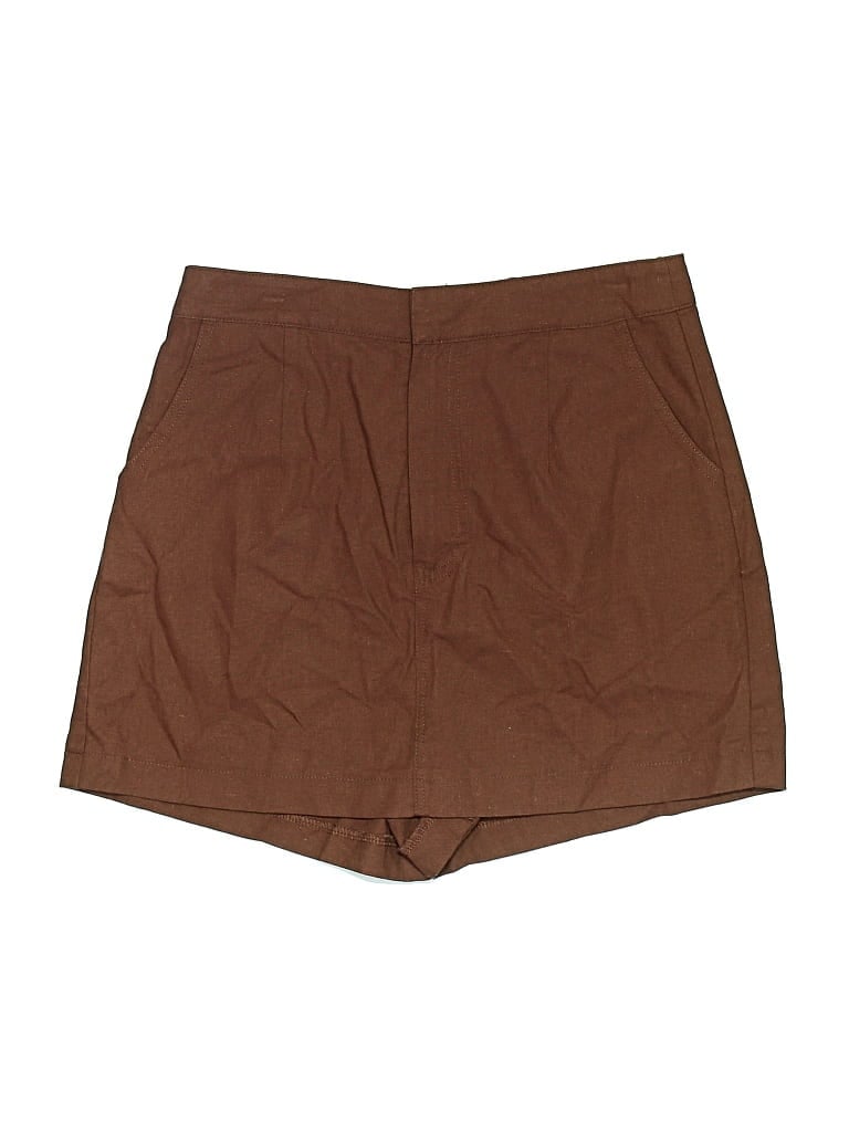 Pre-owned Lush Skort In Brown