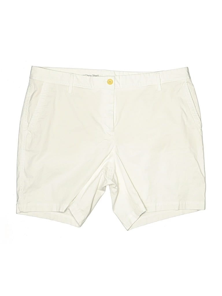 Pre-owned Talbots Khaki Shorts In White