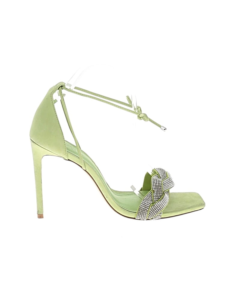 Pre-owned Schutz Heels In Green