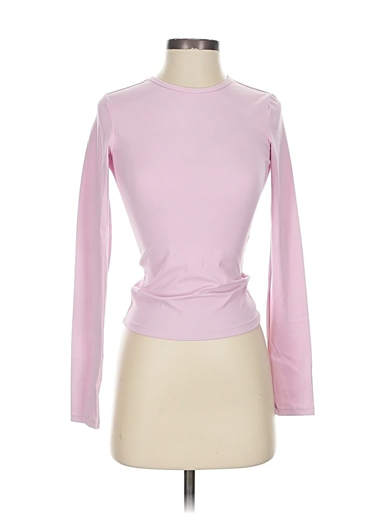 Pre-owned Unbranded Long Sleeve T-shirt In Pink