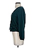 TeXTURE & THREAD Madewell Green Teal Long Sleeve Blouse Size XXS - photo 5