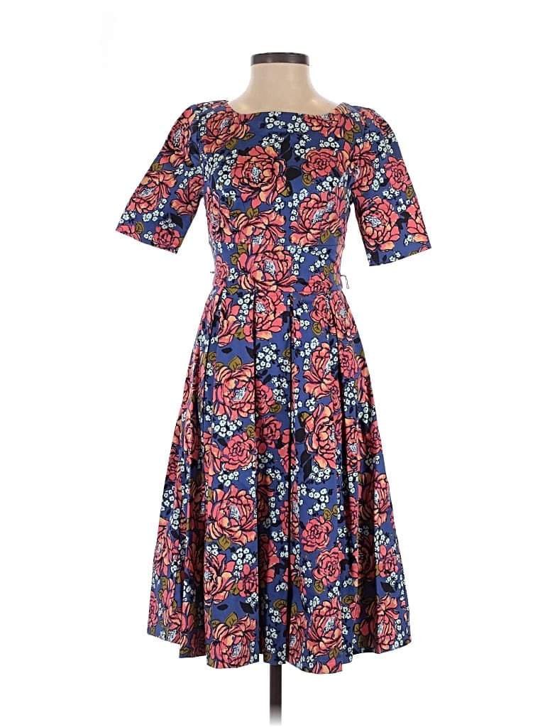 Pre-owned Modcloth Casual Dress In Blue