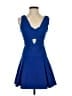 BCBGMAXAZRIA Blue Cocktail Dress Size 0 - photo 1