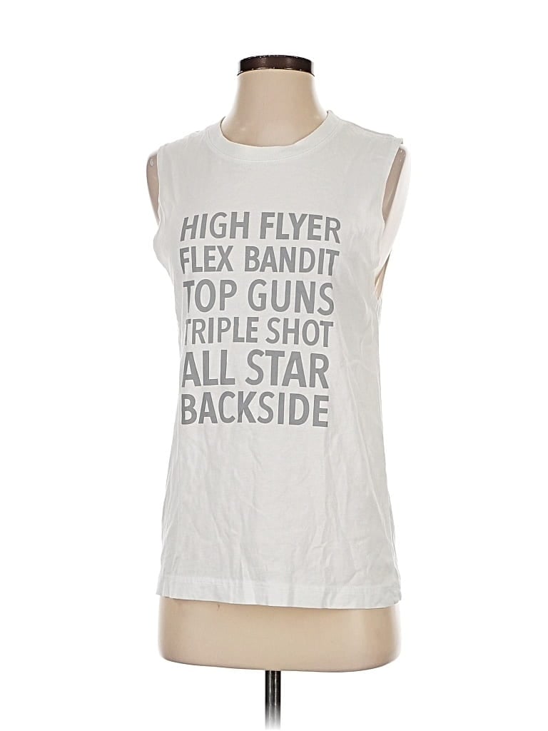 Pre-owned Assorted Brands Sleeveless T-shirt In White