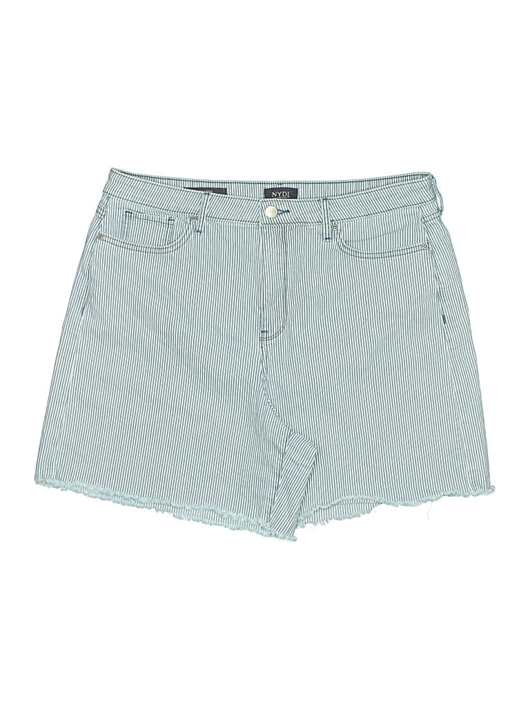 Pre-owned Nydj Denim Shorts In Blue