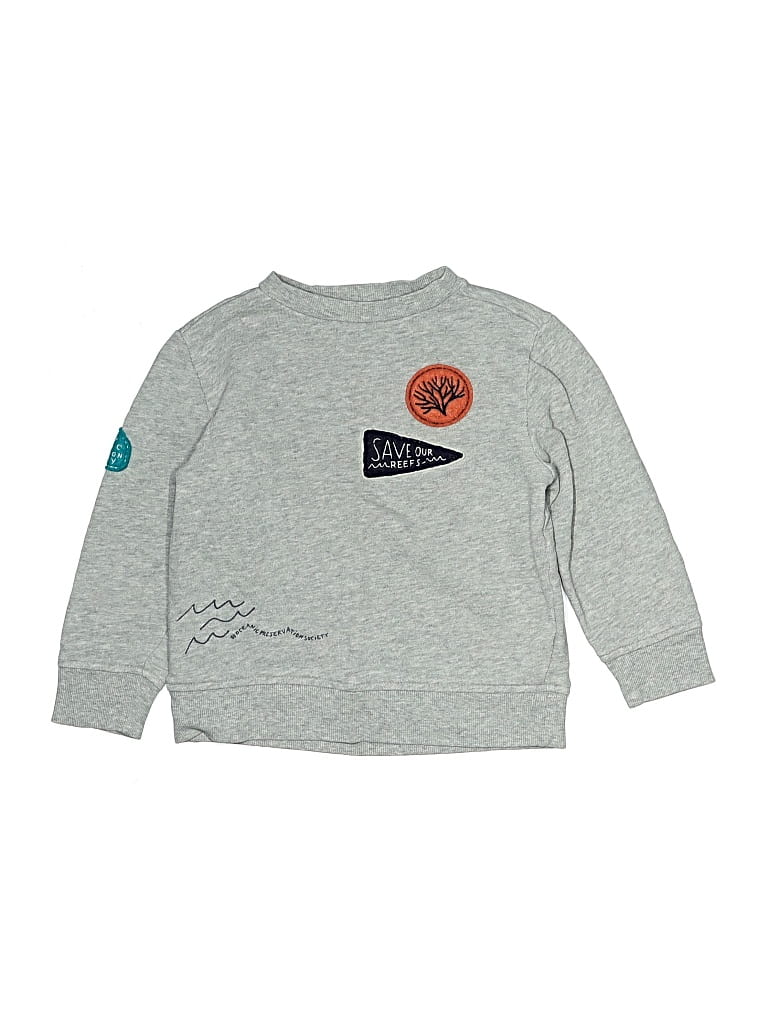 Pre-owned Gymboree Kids' Sweatshirt In Gray