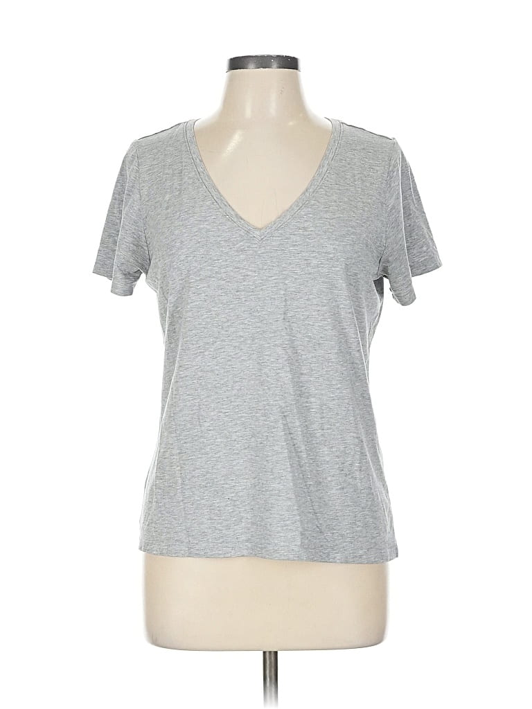 Pre-owned Nordstrom Short Sleeve T-shirt In Gray