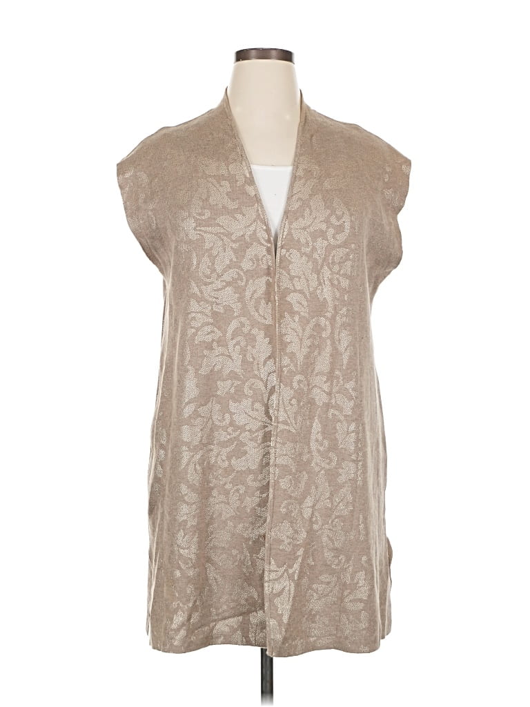 Pre-owned Chico's Cardigan Sweater In Brown