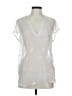 Zoa Ivory Short Sleeve Blouse Size M - photo 1