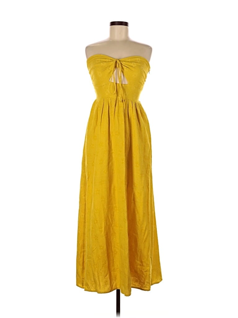 Pre-owned Billabong X The Salty Blonde Casual Dress In Yellow