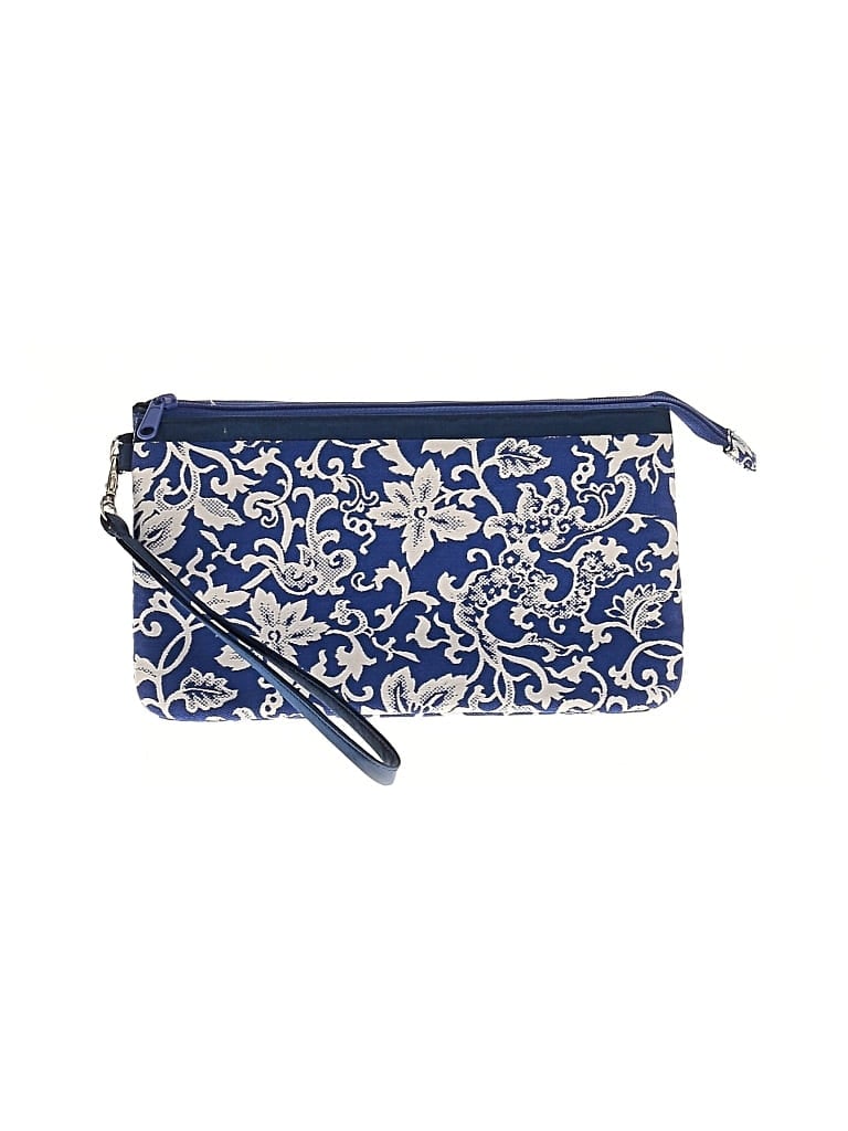Pre-owned Unbranded Wristlet In Blue