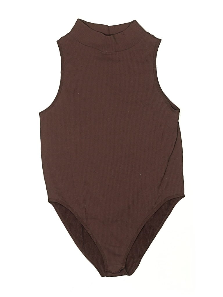 Pre-owned Zara Bodysuit In Brown