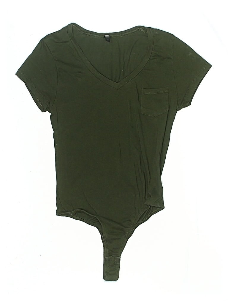 Pre-owned Splash Bodysuit In Green