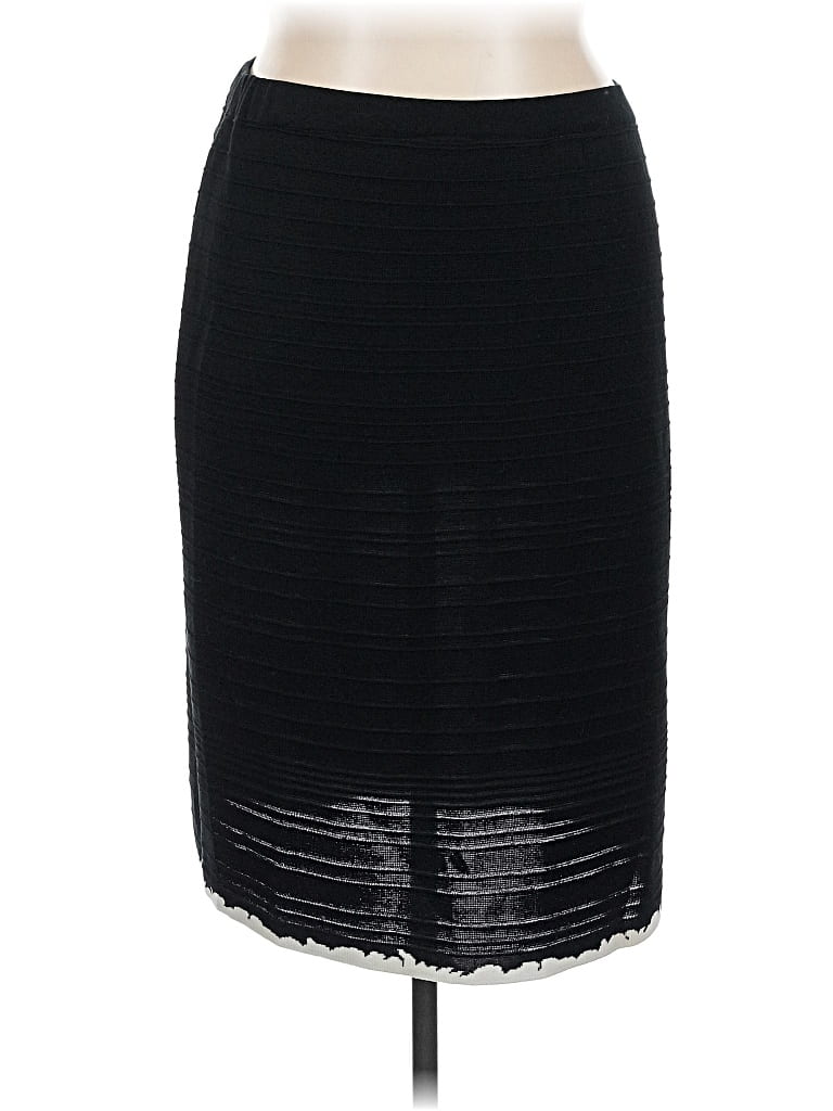 Pre-owned Ming Wang Formal Skirt In Black