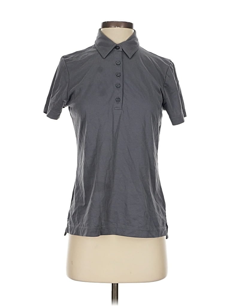 Pre-owned Travis Mathew Short Sleeve Polo Shirt In Gray