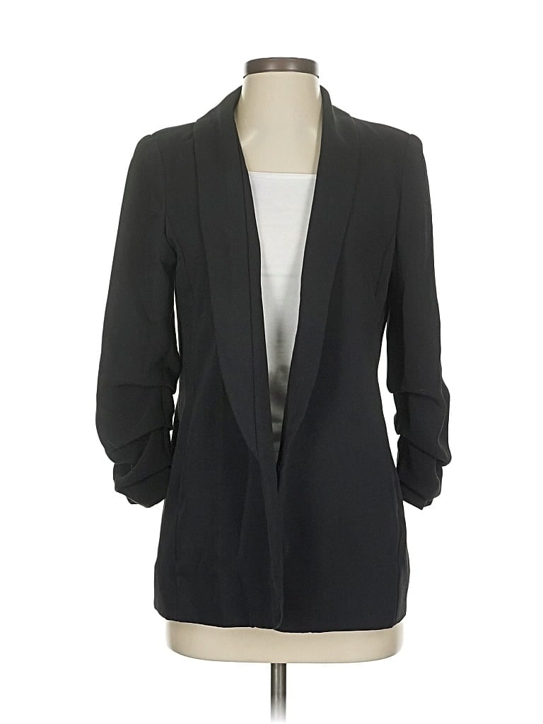 Pre-owned Chico's Blazer Jacket In Black