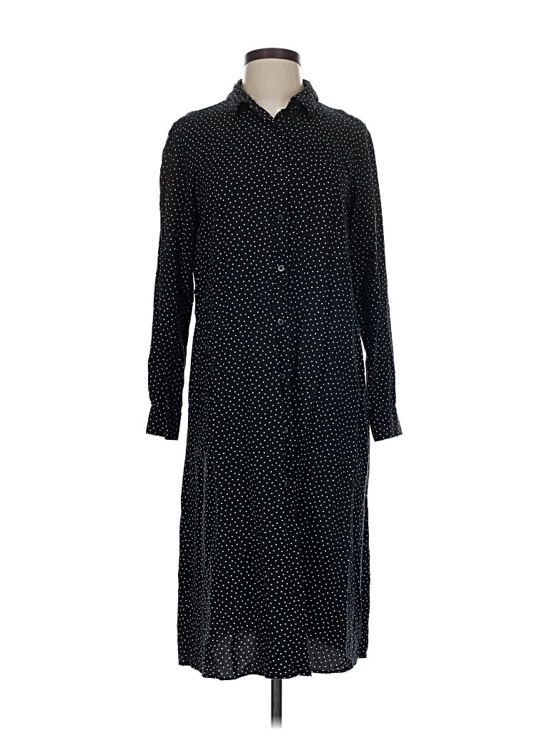 Pre-owned Uniqlo Casual Dress In Black