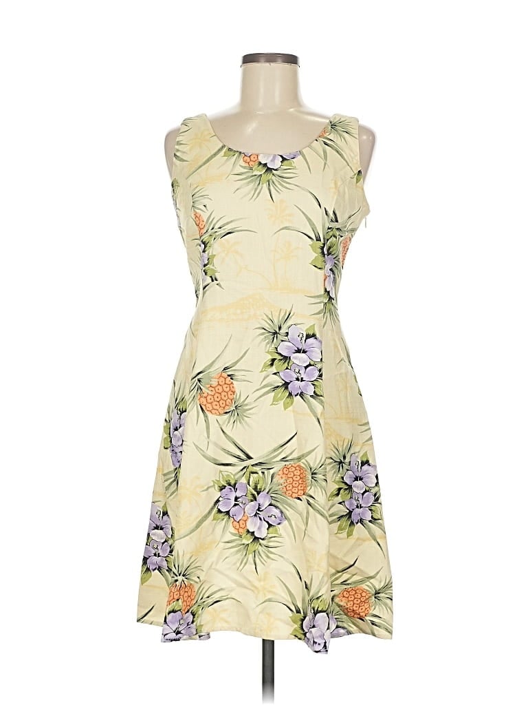 Pre-owned Tommy Bahama Cocktail Dress In Yellow