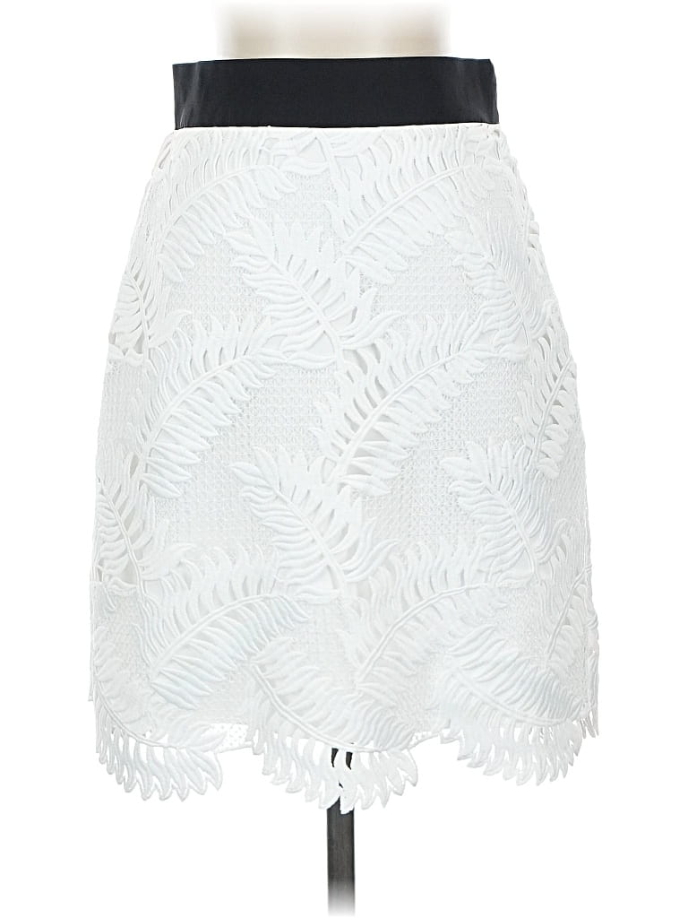 Pre-owned Milly Formal Skirt In White