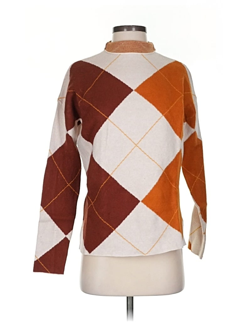 Pre-owned Rachel Zoe Tjx Pullover Sweater In Brown