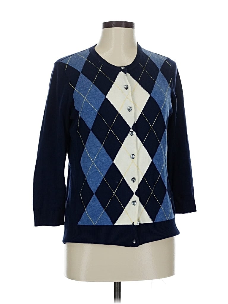 Pre-owned Charter Club Cardigan Sweater In Blue