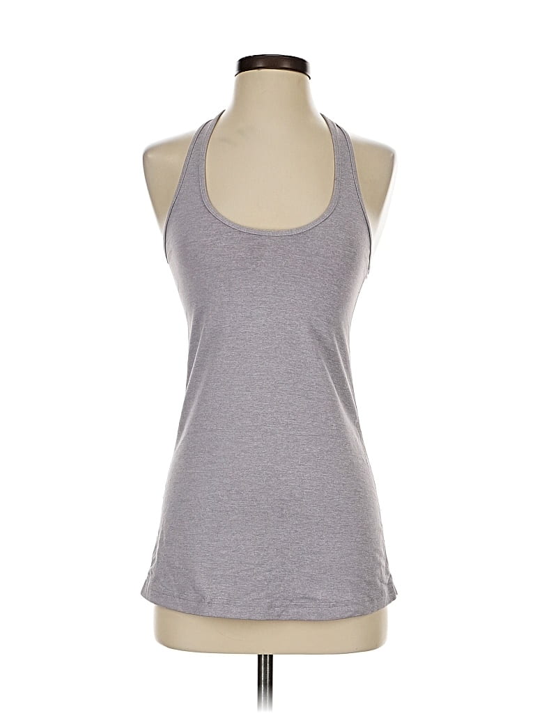 Pre-owned Lululemon Athletica Tank Top Purple Halter Neckline Tops