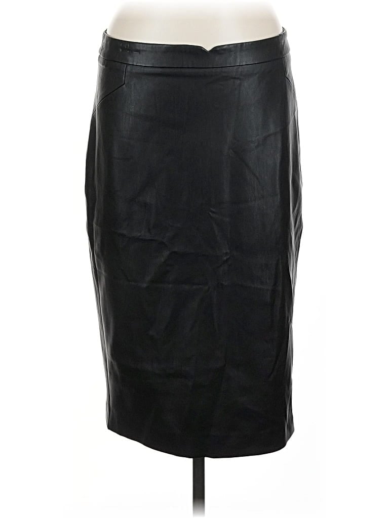 Context Faux Leather Skirt In Black