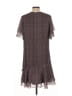 Reiss 100% Polyester Houndstooth Brown Red Casual Dress Size 10 - photo 2