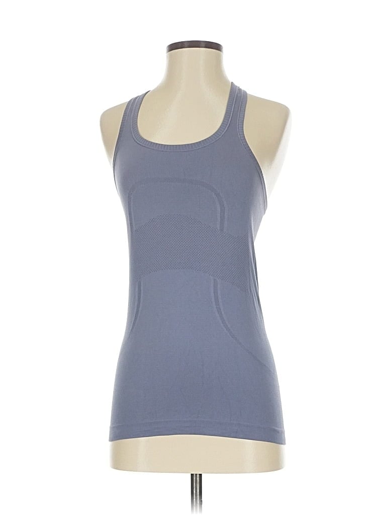Pre-owned Lululemon Athletica Active Tank Top In Blue