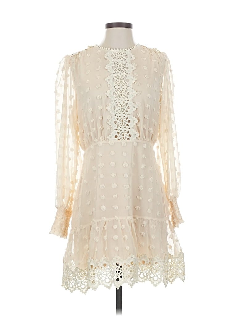 Pre-owned Lulus Cocktail Dress In White