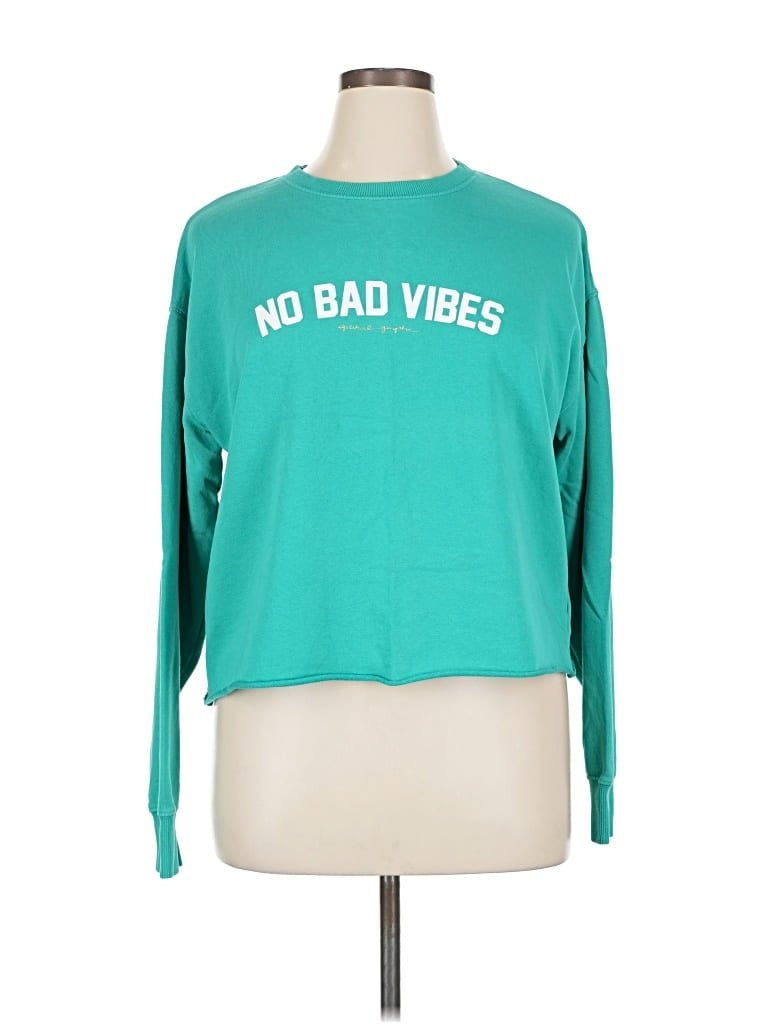 Pre-owned Spiritual Gangster Sweatshirt In Green