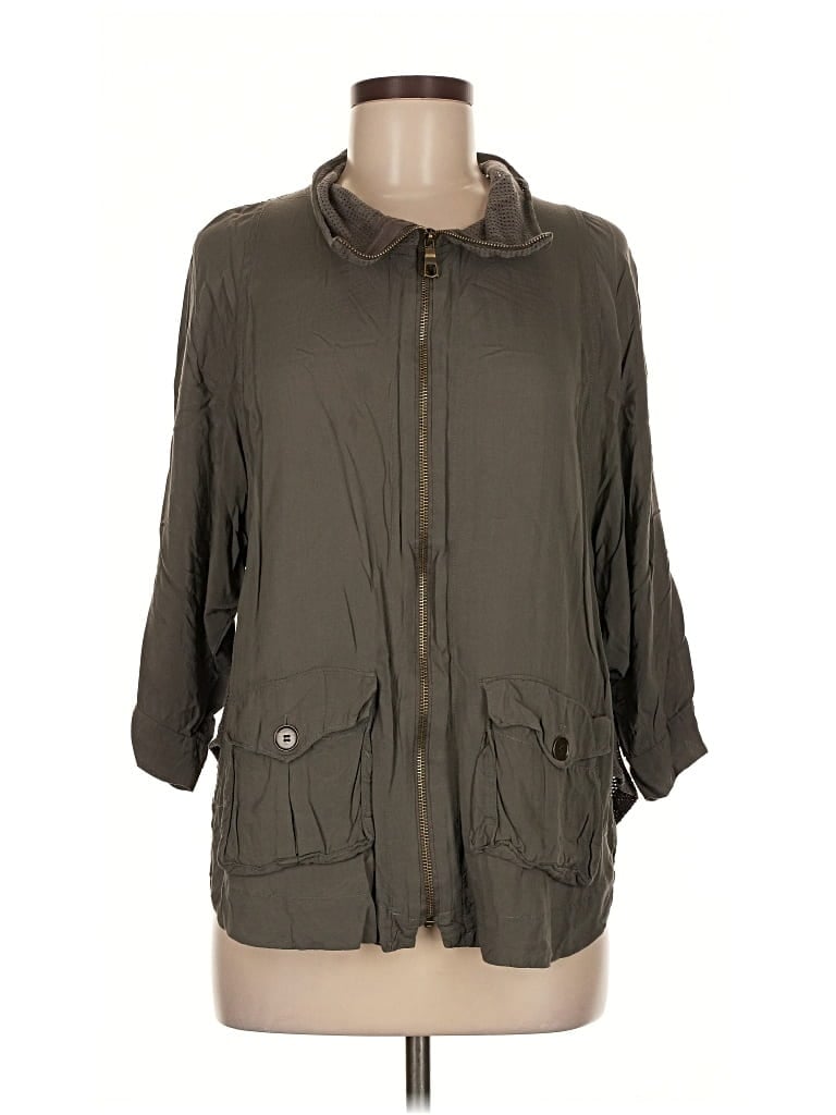 Pre-owned Xcvi Jacket In Green