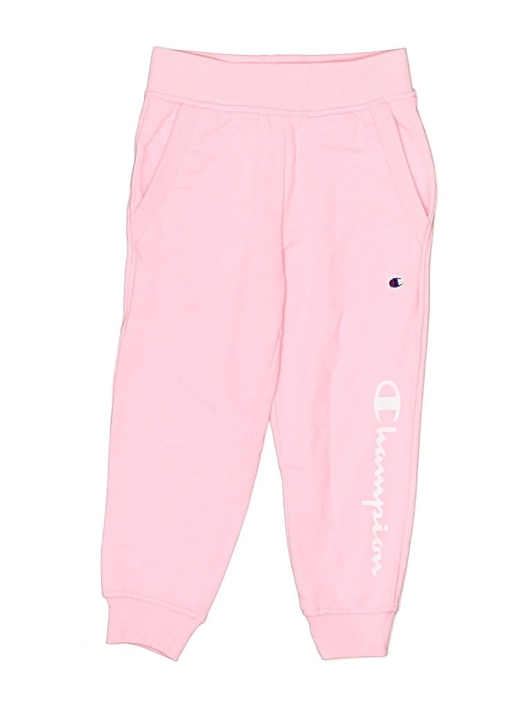 Pre-owned Champion Kids' Sweatpants In Pink