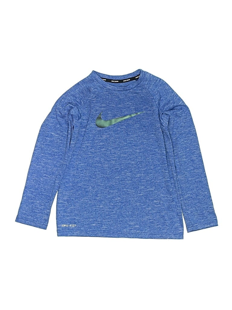 Pre-owned Nike Kids' Long Sleeve T-shirt In Blue