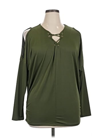 Daisy Fuentes Long Sleeve Blouse (view 1)