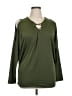 Daisy Fuentes Green Long Sleeve Blouse Size XL - photo 1