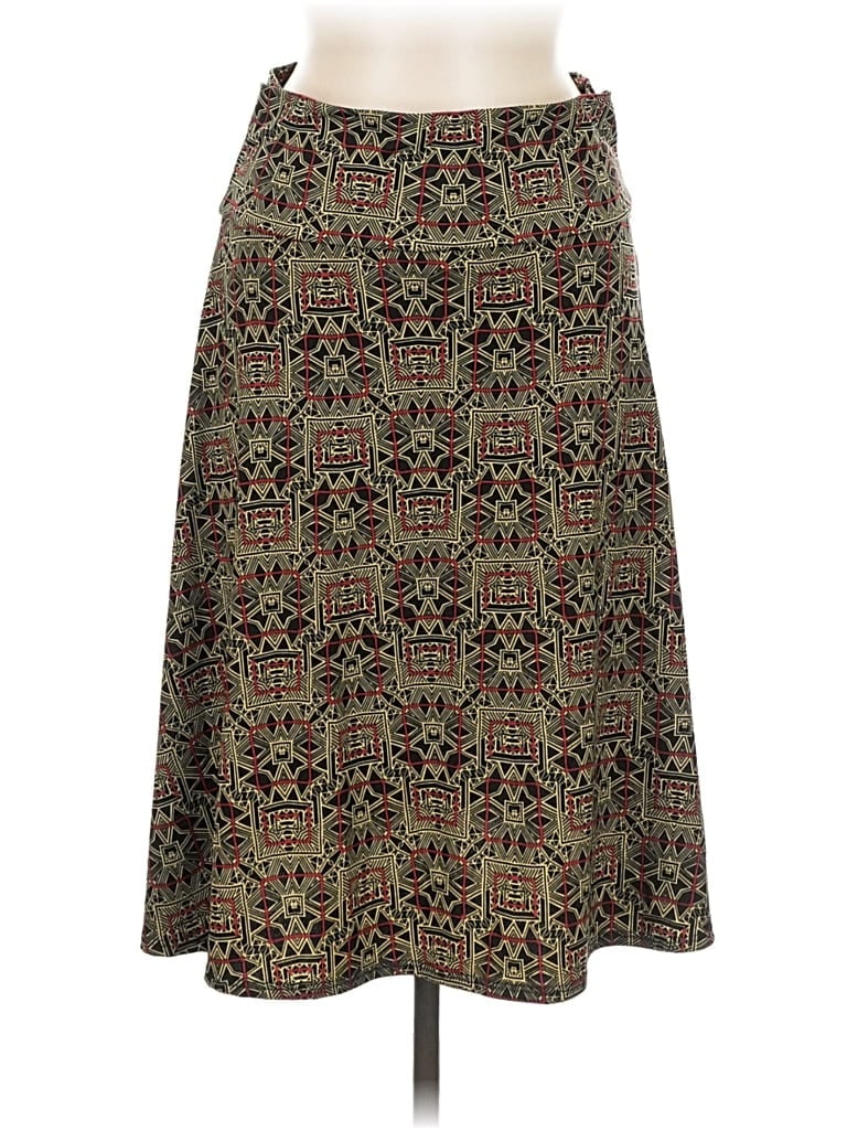 Pre-owned Lularoe Casual Skirt In Green