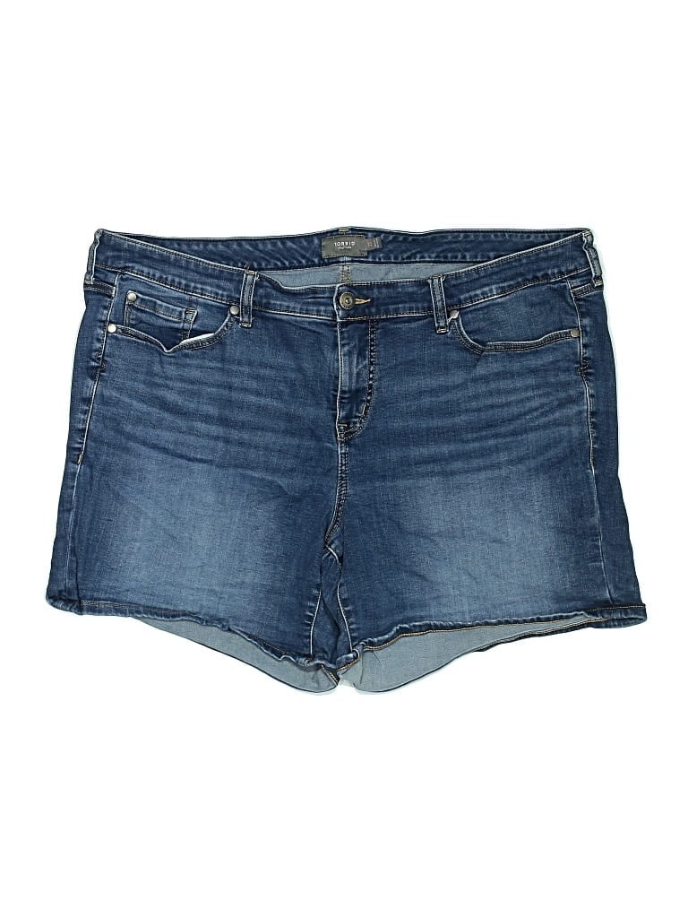 Pre-owned Torrid Denim Shorts In Blue