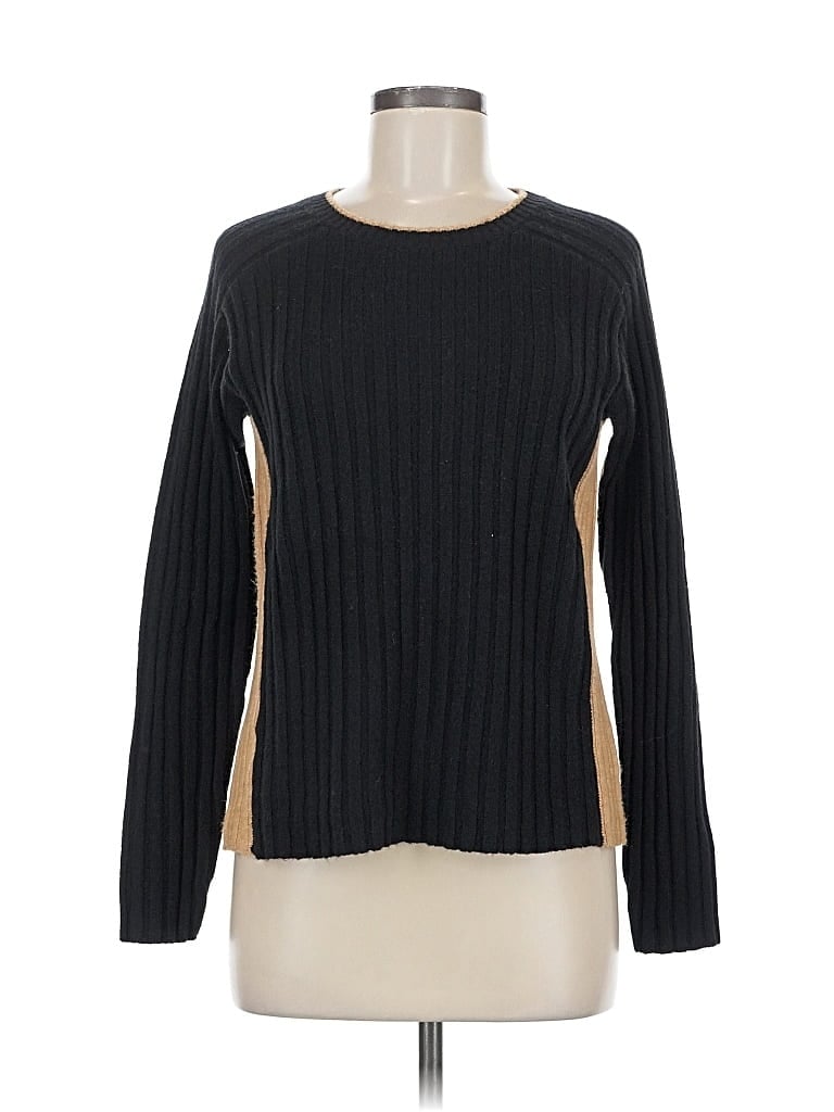 Pre-owned Ann Taylor Loft Pullover Sweater In Black