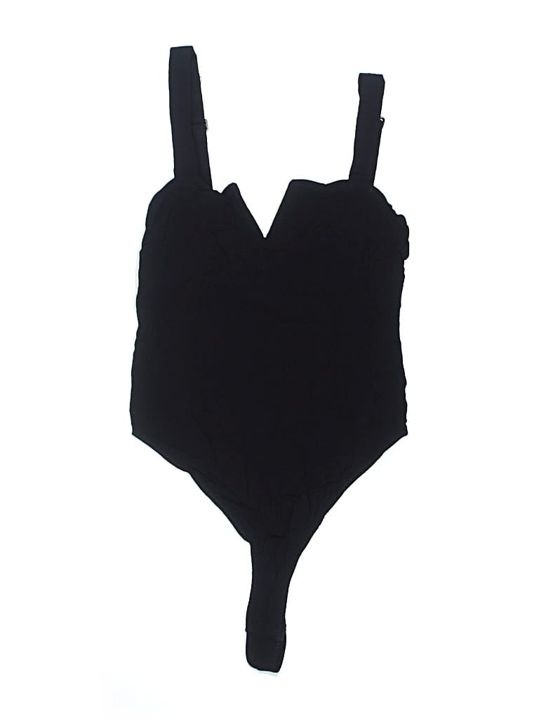 Pre-owned Intimately By Free People Bodysuit In Black