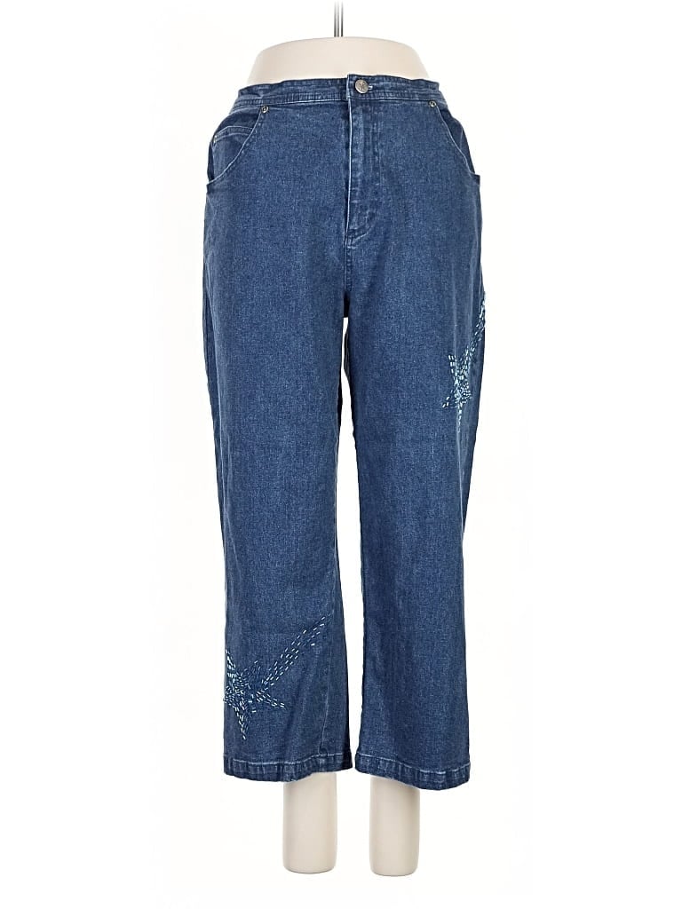 Pre-owned Quacker Factory Jeans In Blue