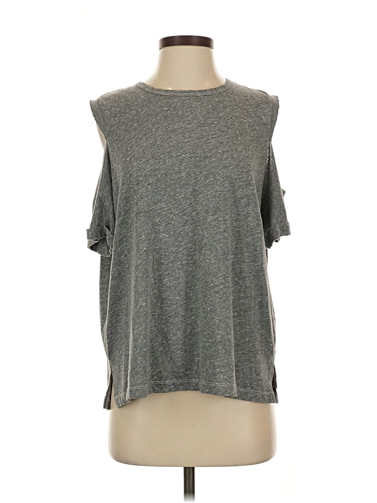 Pre-owned Allsaints Sleeveless T-shirt In Gray
